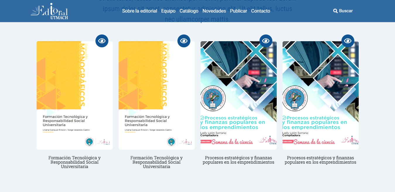 Editorial UTMACH — sección