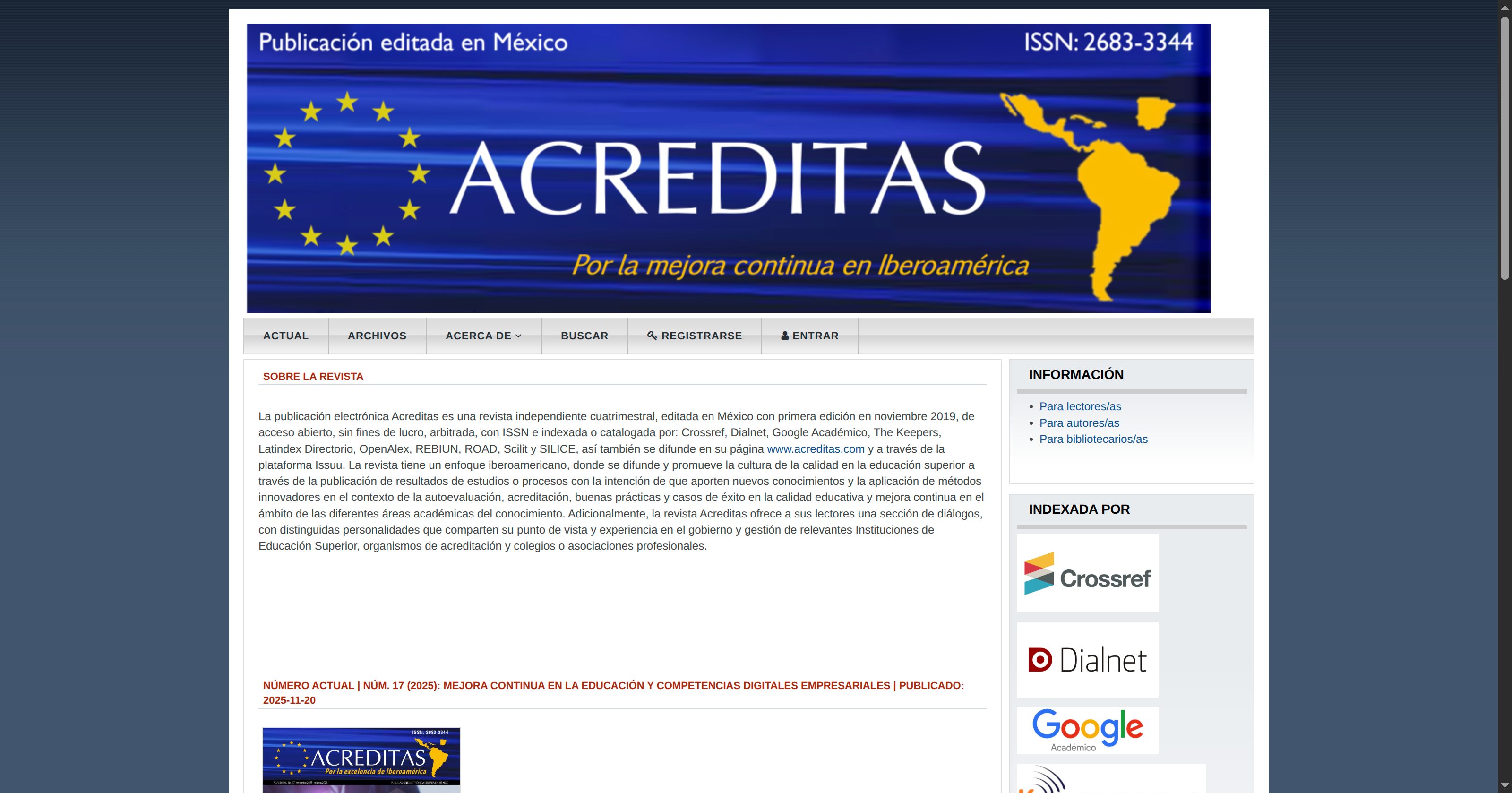 Acreditas — OJS 3.x